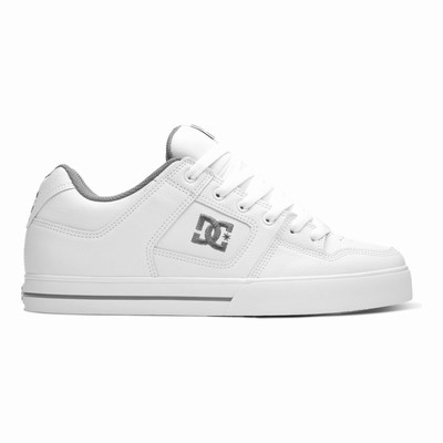 DC Pure Men's White Sneakers Australia Online BMA-843